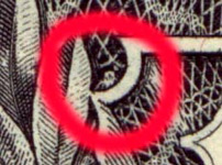 chouette_dollar Nota de um dólar